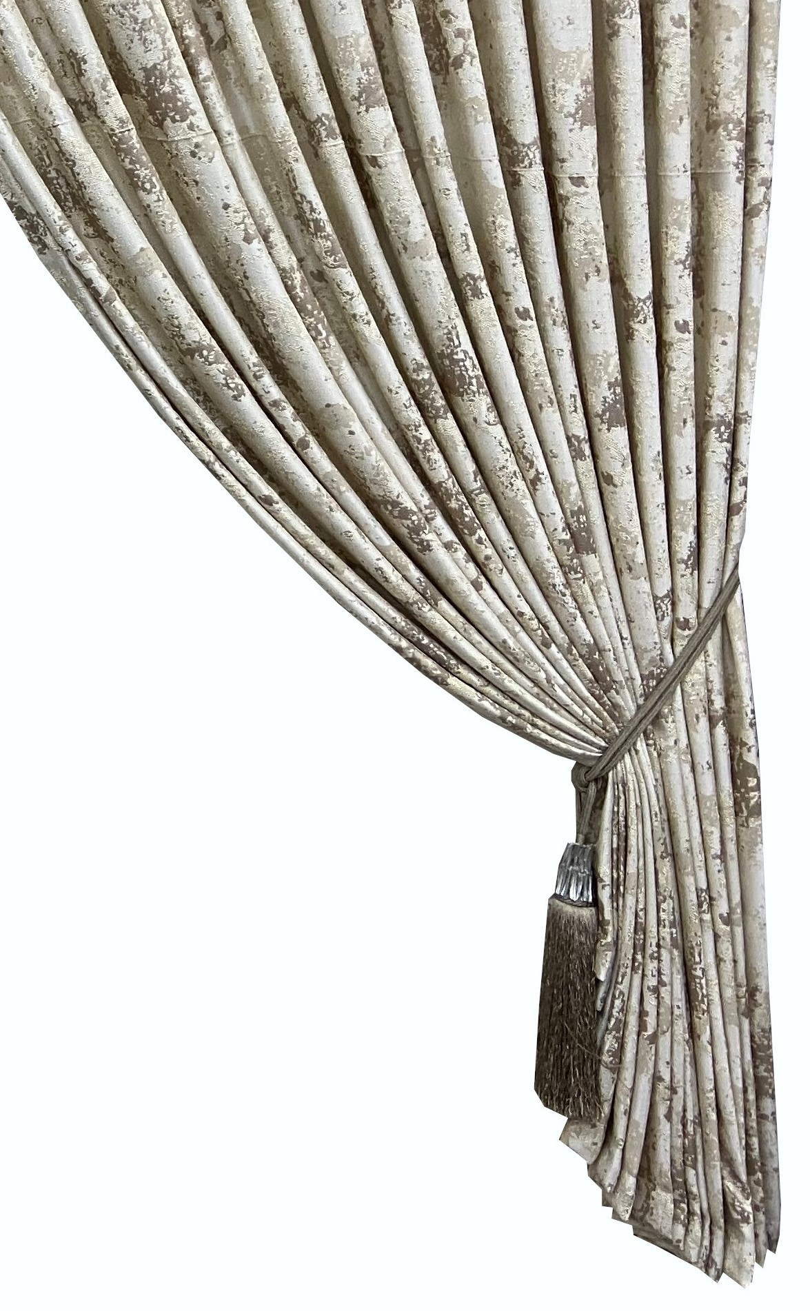 New York (Front Only) 2 Panel Curtain Super Quality Voil Centre